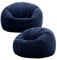 Icon Kingston Sitzsack Cord, Dunkelblau, 2er Pack, Sitzsack Erwachsene mit Füllung, Bean Bag, Cord Sessel, Lounge Sessel, Lounge Stuhl, Schlafzimmer, Wohnzimmer, Wohnzimmer Möbel