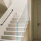 YedZen 1m/3.3ft Metal Stair Handrail, 1M Handrails for Stairs for Indoor Outdoor, Wall Mounted Non-Slip Industrial Steel Pipe Hand Rail, Black Stair Rail for Staircase