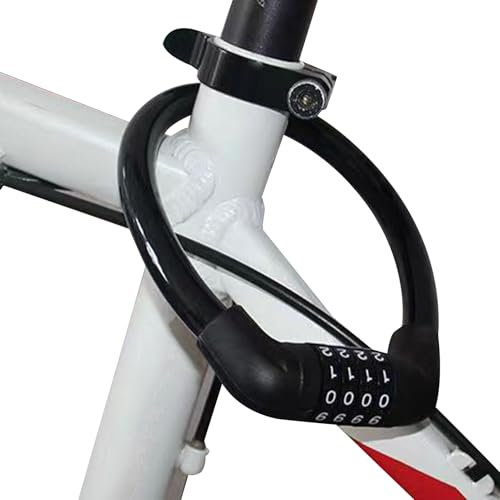 Fahrradschlösser Kabel - Anti-Diebstahl-Fahrradschloss, 4-Stelliges Sicherheits-Zahlenkabelschloss | Rücksetzbares Anti-Diebstahl-Elektroroller-Fahrradschloss Für Rennräder, Elektrofahrräder, Roller
