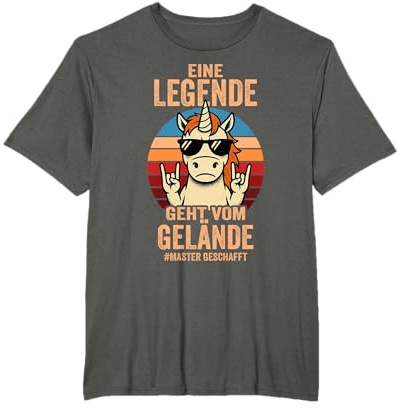 Master Geschafft 2025 Eine Legende Geht Vom Gelände T-Shirt