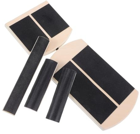 JUMPLAWN Holzfußbalanceboard für Tänzer Einbeiniges Knöchelstärkungs und Mobilitätsbrett Tragbar und Benutzerfreundlich für Fitness Tanz und Zuhause für Dehnung und Stabilität