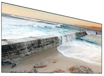 DGOINGPI videoproyector Pantalla proyector Pantalla de proyector Reflectante 60 100 130 Pulgadas 16:9 Pantalla de proyección de Tetas(60 Inch)