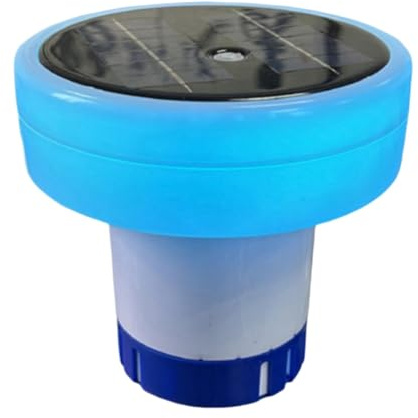 Genérico Ionizador Flotante de Piscina Solar | Purificador de Agua Automático para Reducir Cloro | Luz Duradera + Impermeable - Limpieza Natural