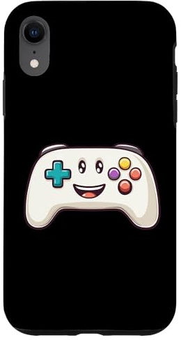Custodia per iPhone XR Controller divertente per videogiochi, per bambini
