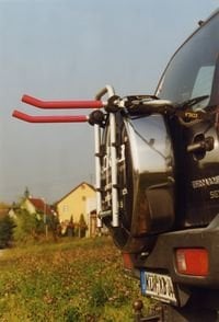 Fahrradheckträger ECKLA 77777 PORTY 4x4 für Ersatzrad Heck