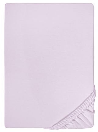 biberna Feinjersey-Spannbetttuch 0077144 Flieder 1x 90x190 cm - 100x200 cm
