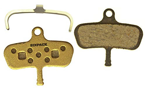 Sixpack semi-Metallic Avid 5, Code R <2010 Bremsbeläge, schwarz, One Size