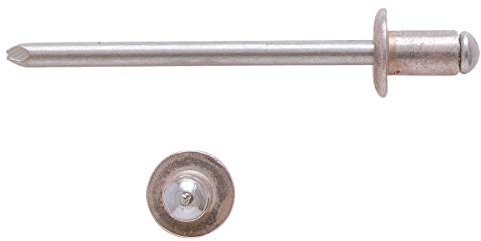Bralo - Remache aluminio/acero estandar diámetro 4,8x12mm
