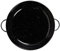 VAELLO La Valenciana - Paella (55 cm, Acero Inoxidable, esmaltado, con 2 Asas), Color Negro
