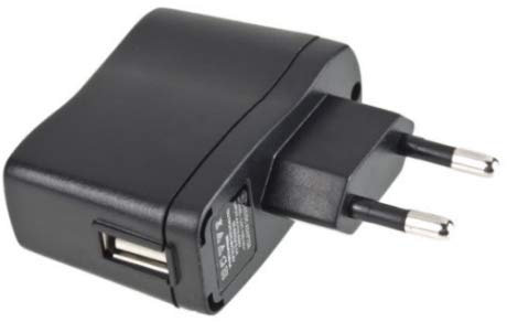 Top CHARGEUR * Adaptador Alimentación Cargador Corriente 5V Reemplazo Recambio 220V AC a DC 5V 500mA 0.5A 2.5W Conector USB Marcado CE