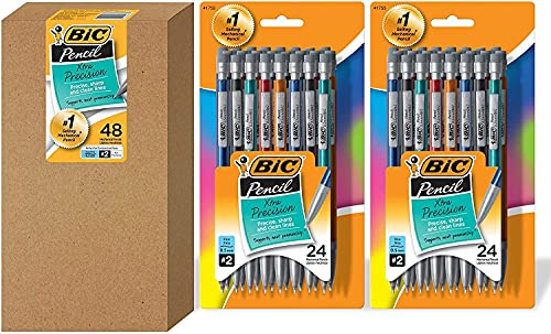 BIC Bleistift, Xtra Precision (Metallzylinder) 0,5 mm 48 pack