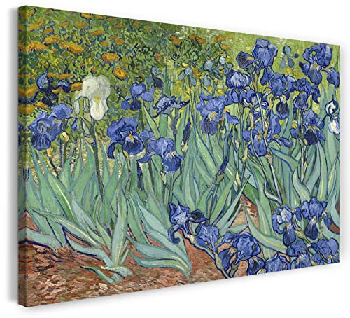 Printed Paintings Leinwand (80x60cm): Vincent Van Gogh - Schwertlilien (1889)