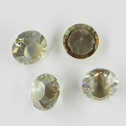 1028 ss60 GS * * * 4 muy Gros Strass Swarovski fondo cónico 14,3 mm Crystal Golden Shadow