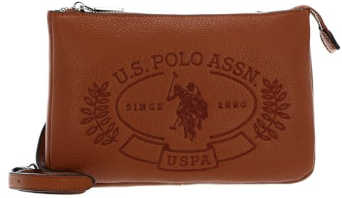 U.S. POLO ASSN. Hailey Flat Crossbody Bag S Tan