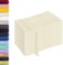 Lavea Série Elena, Lot de 10 Gants de Toilette 15x21 cm, 100% Coton, Ultra Doux & Absorbant, Lavable, Résistant & Idéal pour Peau Sensible - Beige
