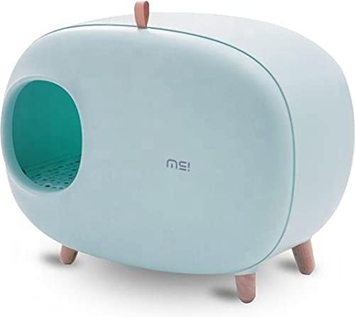MakeSure Katzentoilette mit Schublade - Minzgrün - 60 x 38 x 45 cm - Design