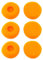 Zotech 42 mm Ohrpolster für Koss Porta Pro 3 Paar (Orange)