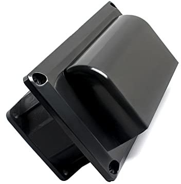 Wohnmobil Ventilator,MoreChioce 12V Seitlich Entlüftung Abluftventilator Luftventilator für RV Caravan Wohnmobil Anhänger Wohnwagen Boot Marine Yacht,Schwarz
