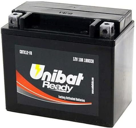 YTX12-BS Batterie Unibat préchargée pour Vespa GTS 125 250 300 Vespa LXV LX 125 150