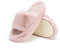 Chantomoo Damen-Hausschuhe Memory-Schaum Haus-und Schlafzimmer-Hausschuhe für Frauen flauschiger Plüsch bequem mit Kunstfell gefüttert Slide-Schuhe Geschenk,Pink,38/39 EU
