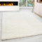 Miovani Hochflor Teppich 240 x 340 cm Creme - Besonders weicher Shaggy Teppich in vielen Farben & Größen für Dein gemütliches Zuhause - Teppich Wohnzimmer & Schlafzimmer