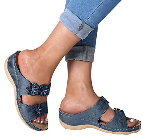 Ciabatte Donna Casa Estive Ortopediche Sandali Punta Aperta Moda Pantofole Ortopediche Estive Zoccoli Comode Plateau Ciabatte Antiscivolo Scarpe Spiaggia Aperte Pantofole Slippers Mare Piscina