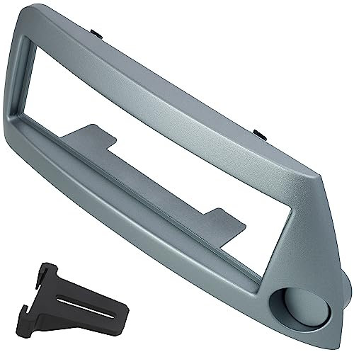 AERZETIX - C22762 - Cadre/façade/Adaptateur 1 DIN pour autoradio de Voiture - Moulage/Cache en Plastique - Compatible avec Ford Ka 1997+