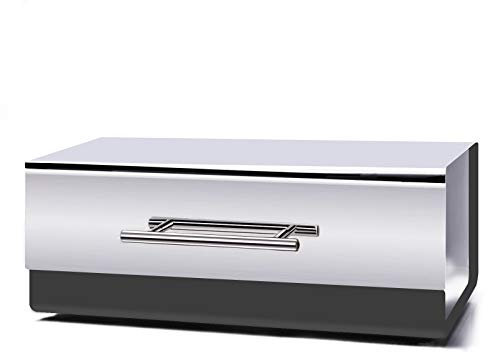 LeFroom Stainless Steel Bread Box with Keep Fresh Function, Large and Multipurpose Storage Food Bin, Christmas Gifts for Kitchen or Countertop