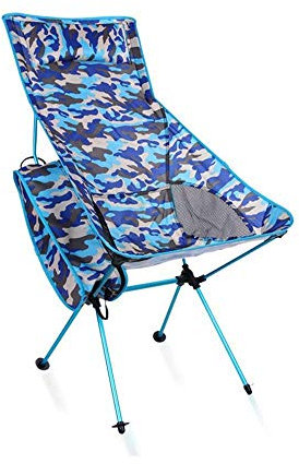 EyeWeb Leichter, langlebiger Klappstuhl, Klappstuhl, Campingstuhl, Liege-Lounge, zusammenklappbarer tragbarer Stuhl, Terrasse, Reisen im Freien, Picknick, Reisen, Strand und Rasen Hopeful