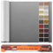 Kunstleder Selbstklebend Leder Reparatur Set, 60 x 300 cm Lederflicken Selbstklebend Leder Flicken Patch Kit für Autositze, Sofa, Jacken, Taschen, Bürostuhl, Motorradsitze (Dunkelgrau)