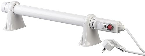 Royal Gardineer Heizung Gewächshaus: Elektrische Stabheizung für Gewächshäuser, 55 Watt, 51 cm, IP44 (Heizstäbe, Frostwächter mit Thermostat, Heizlüfter)