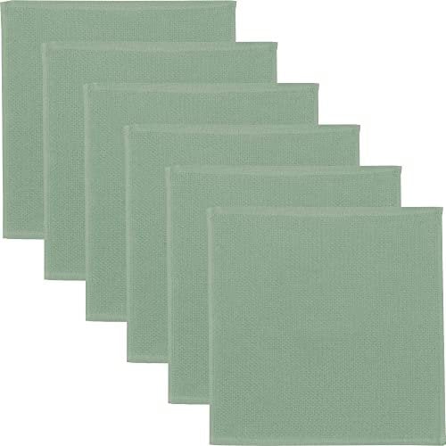 Erwin Müller Spültuch 6er-Pack Baumwolle jade Größe 25x25 cm