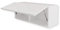 HAJDUK FURNITURE Hochglanz Weiß Hängeschrank B: 90 cm H:35 cm - Push to Open Wohnzimmerschrank - Moderner Wohnzimmer Möbel Hängend - Korpus und Fronten in Hochglanz