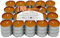 KROWN - Velas de Té Perfumadas, Velas Decorativas Aromáticas (Canela, 20 Velas)