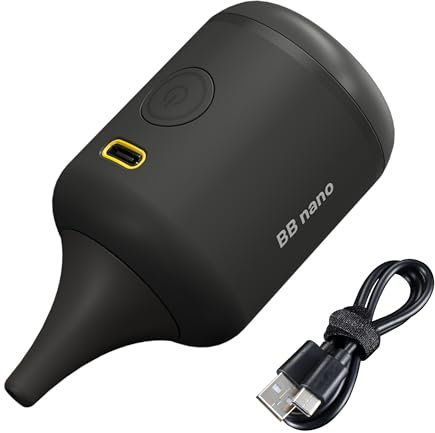 Nitecore BB Nano Souffleur d'air électrique avec filtre pour nettoyer les appareils photo, objectifs, claviers, ordinateurs, ordinateurs portables et appareils électroniques, USB-C rechargeable