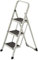 HOBBYTECH Esacbeau en Acier 3 Marches Tabouret Marche Pied Pliant Pieds Anti-dérapant Max 150Kg