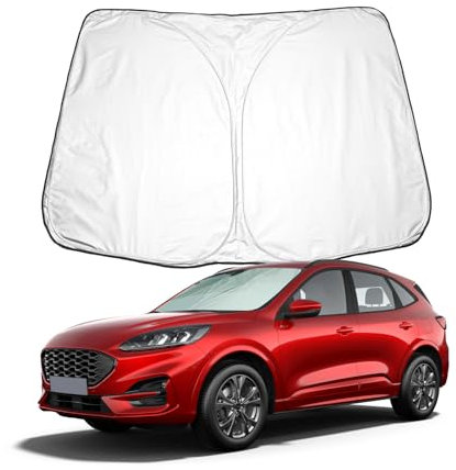 BIXUAN Kuga3 2024 Parasol Compatible con Ford Kuga MK3 2020-2023 2024 2025 Parabrisas para Kuga 3 el Auto Frontscheibenabdeckung Windschutz für Frontscheibe Blockiert UV Abdeckung Faltbar