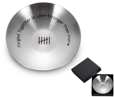 Iron 6th Anniversary Wedding Gifts,6th Anniversary Gfts for Her,6th Wedding Anniversary Iron Gifts for Him,Anniversary Jewelry Tray,6 Year Anniversary Iron Gift,Iron Gifts for 6th Anniversary Men