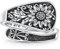 HOOHWE Sterling Silver Sunflower Vintage Spoon Thumb Ring - Adjustable Jewelry For Women
