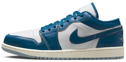 NIKE Air Jordan 1 Low SE Men's Trainers FN5214 (White/Industrial Blue 141) UK 10 (EU 45)