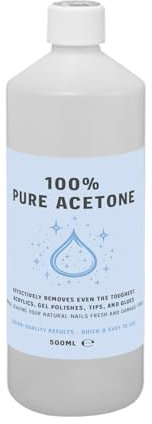 Palmsafe 500 ml 100% puro acetone super forte colla e strisce adesive rimozione vernice, vernice, lacca sgrassa strumenti e attrezzature