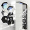 ISOISL Duschpaneel mit Armatur, Edelstahl Duschpaneel 6 Funktionen mit LED Temperaturanzeige Regen&Wasserfall Dusche、Handbrause、Massagedüsen und Wanneneinlauf Duschpaneel Duschsäule