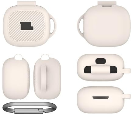 Silicone Case Cover For JBL Live Pro 2 Headphone Case, Drop-proof and Dust-proof Protective Case Silicone Headphone Case For JBL Live Pro 2 (Light White)