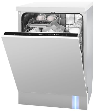 Amica Einbaugeschirrspüler 60cm, 7 Programme, 14 Maßgedecke, OpenDry - Türöffnung nach Programmende, Add+ Nachlegefunktion, SmartTray 1/2 Besteckschublade, EEK C