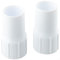 Lot de 2 embouts pour tuyau de piscine - 38 mm - Pour têtes d'aspiration et points d'aspiration