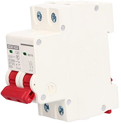 Hamwesh Interruttore di Interruttore in Miniatura DC, 2 1000V 40A con Viaggio Magnetico Termico per Foto di Fotovoltaici Solari e di Alimentazione della Nave