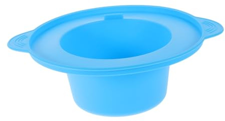 VALICLUD Silicone Wax Pot Liner for Wax Warmers Even Heating Home Hair Removal and Skincare Beauty Treatment Accessory Blue Flexible