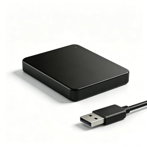 Hlaisgaa Disque Dur Externe 2To Portable étanche et Anti-Choc pour PC, Mac, TV, Ordinateur Portable, Bureau, Windows-2.5pouce