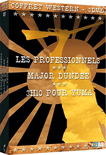 Coffret Western 3 DVD : Les professionnels / Major Dundee / 3h10 pour Yuma