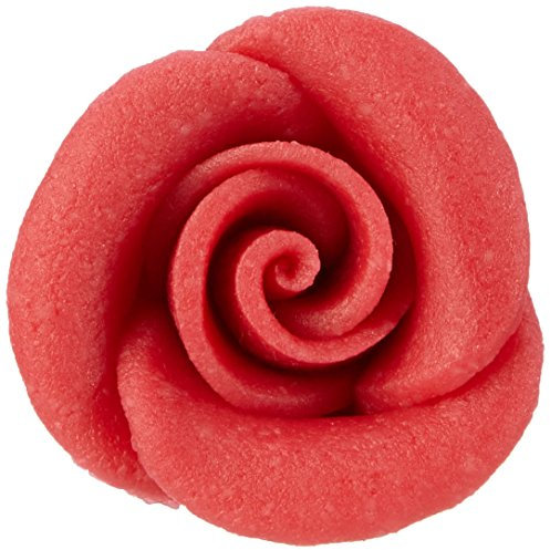 Cake Company Rose mittel rot 35mm 24 STÜCK 1er Pack (1 x 360 g)